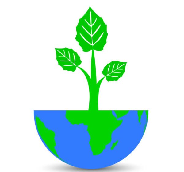 Ecology planet - stock vector