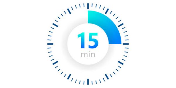 The 15 minutes, stopwatch vector icon, digital timer. clock and watch, timer, countdown symbol. Vector illustration