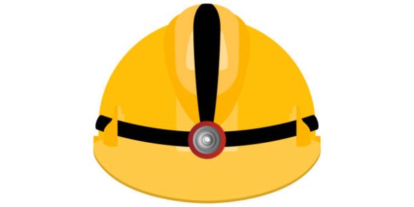 Fire safety helmet vector flat Icon isolated on white background