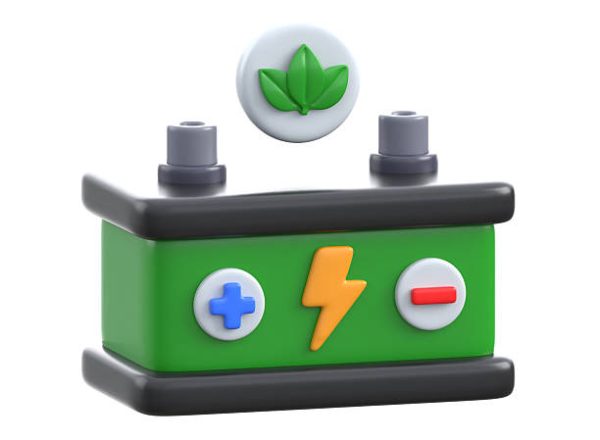 A premium 3d illustration of eco battery, ready to use icon